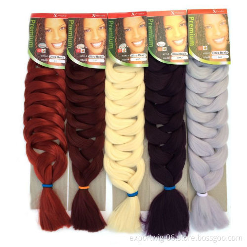 Jumbo Braiding Hair 82inch Synthetic Jumbo Braids crochet expression braiding hair crochet attachment hair expression